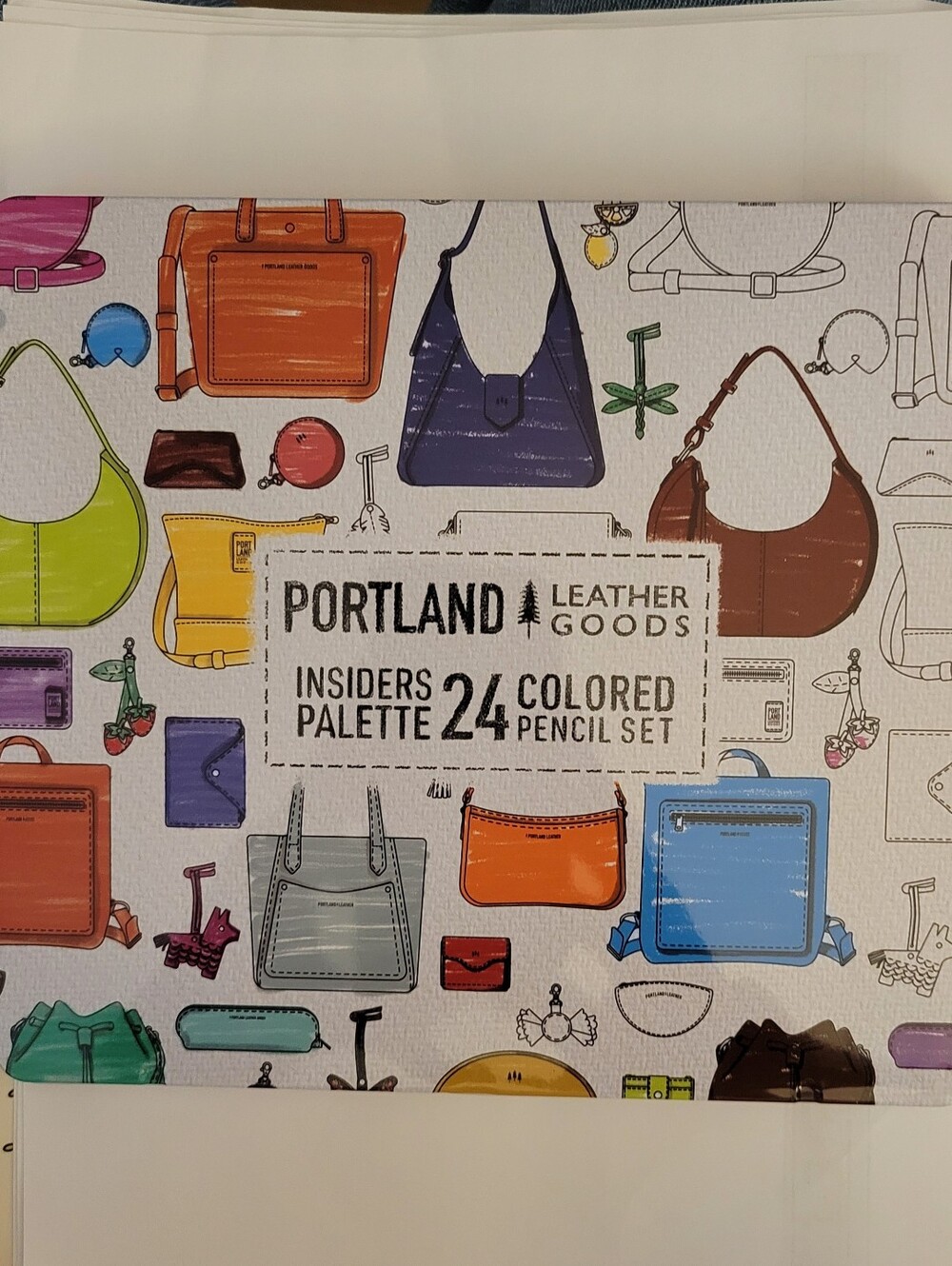 Portland Leather Colored Pencil Set - Multicolor